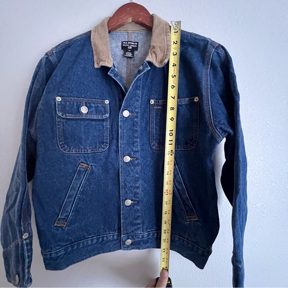 Polo Jeans Ralph Lauren Women’s Corduroy Collar Barn Denim Jacket Size M - Picture 6 of 8